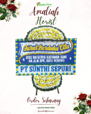 Papan Bunga Duka di Seuat