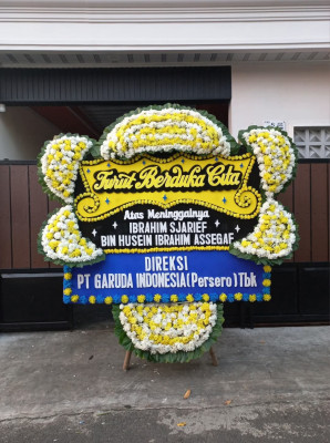 Papan Bunga Duka di Seuat